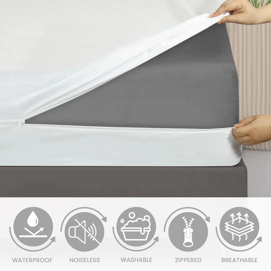Waterproof Zippered Mattress Encasement Bed Bug Proof
