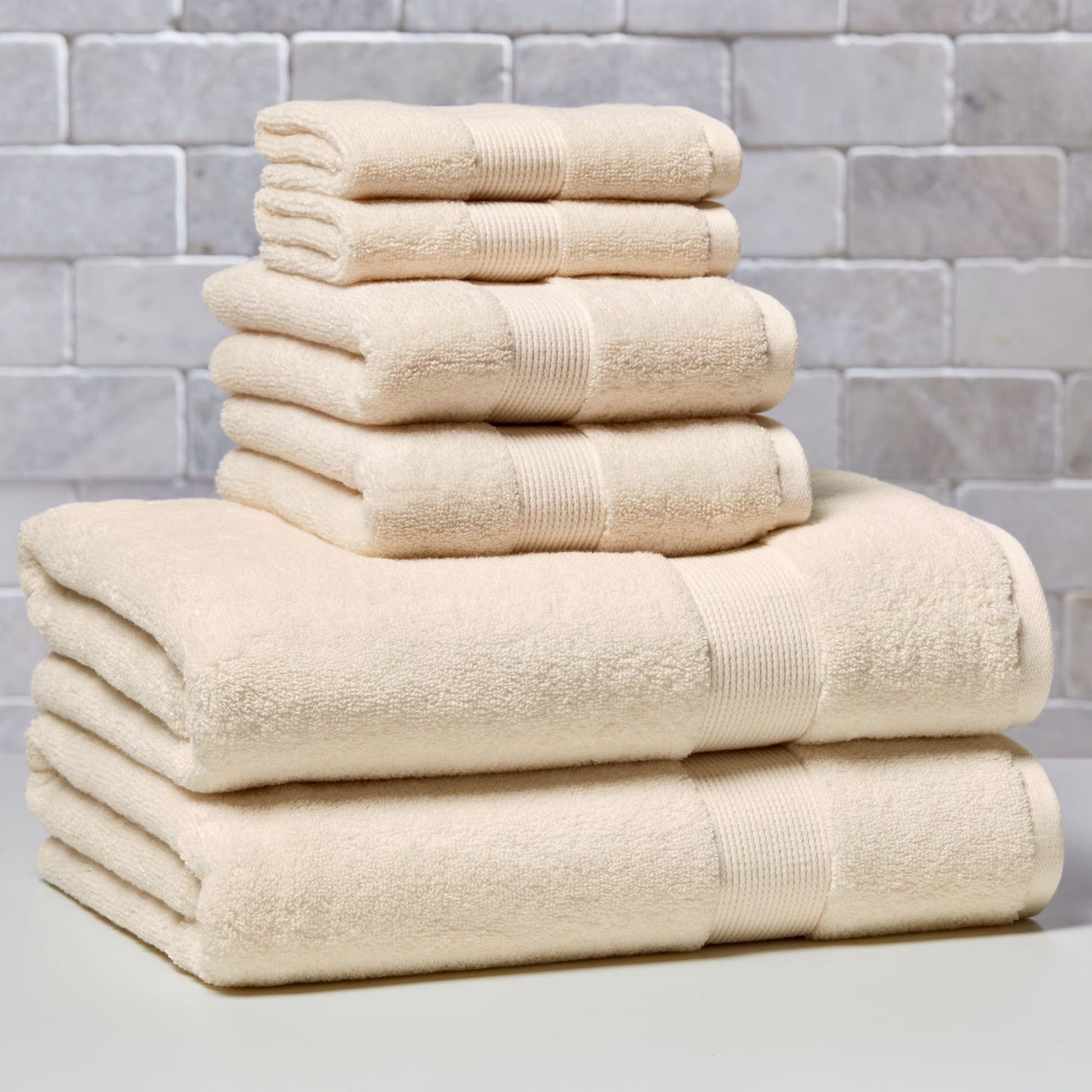 Signature Soft Solid Cotton Bath Towel – Vanilla Dream | Ultra Soft, Highly Absorbent, Luxury Bathroom Towel