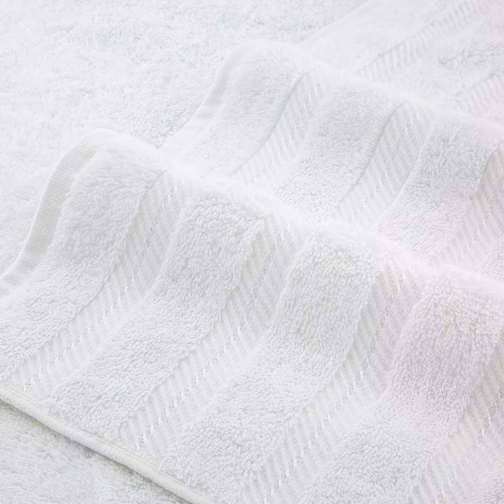 White 6-Piece Turkish Cotton Towel Set