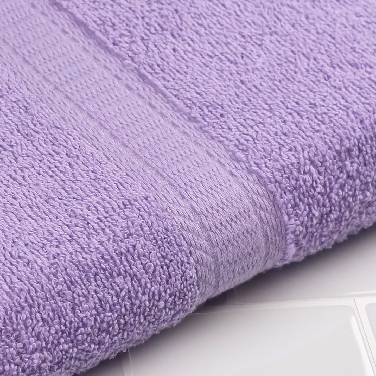 Basic Bath Towel, Soft 100% Cotton and Highly Absorbent Bath Towel, Purple