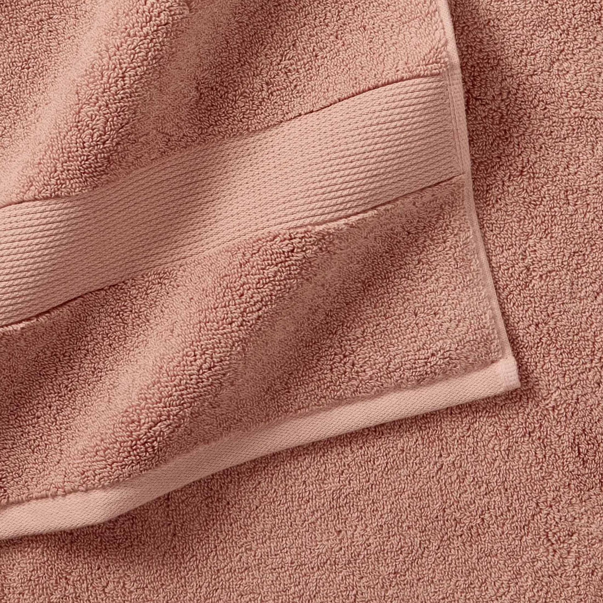 Signature Soft Solid Cotton Bath Towel – Old Rose | Ultra Absorbent, Plush & Luxury Feel