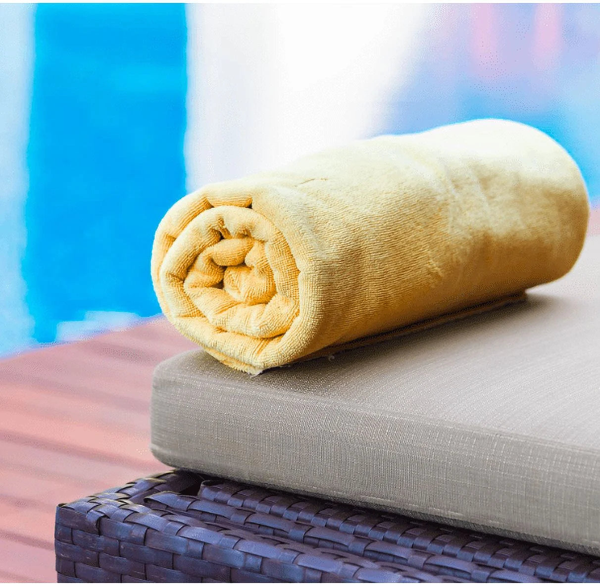 Pack of 6 Bath Towels 27 X 54 Inches, 100% Cotton, Larger & Lighter Weight, Quicker to Dry, Super Soft and Absorbent, Perfect for Bathroom (Multicolor, Pack of 6 (27''X54''))