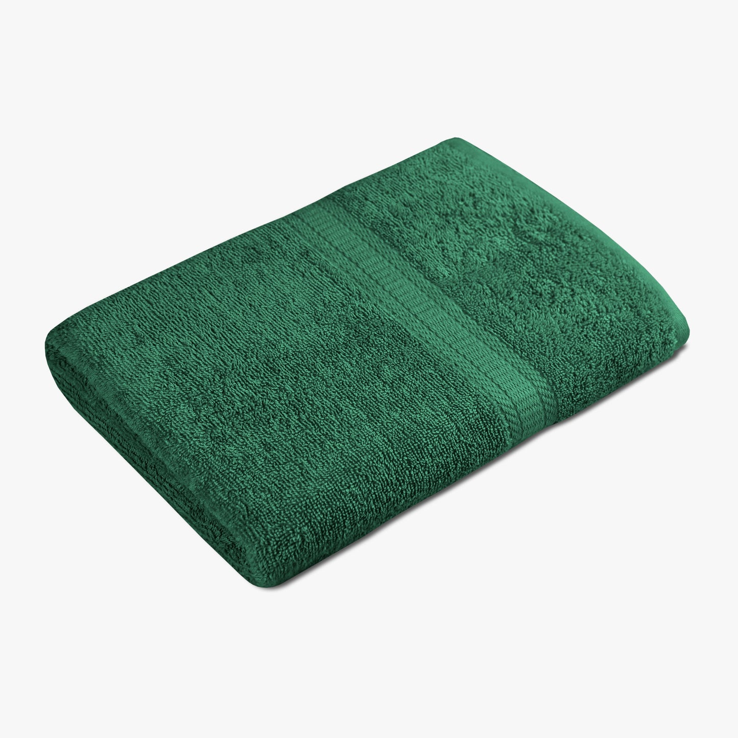 Basic Bath Towel, Soft 100% Cotton and Highly Absorbent Bath Towel, Green