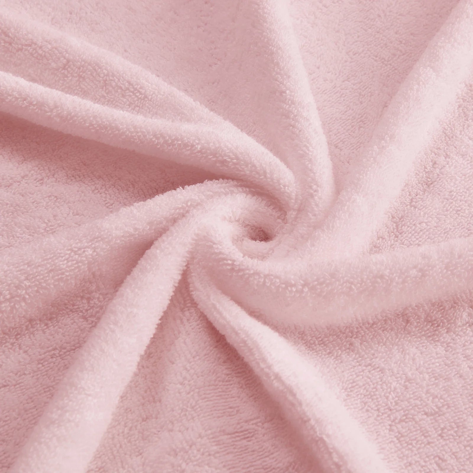 100% Cotton Bath Towel Sets of 6 Pieces, 2 Bath Towels 2 Hand Towels 2 Washcloths, Highly Absorbent Towels for Bathroom, Gym, Hotel (Blush Pink)