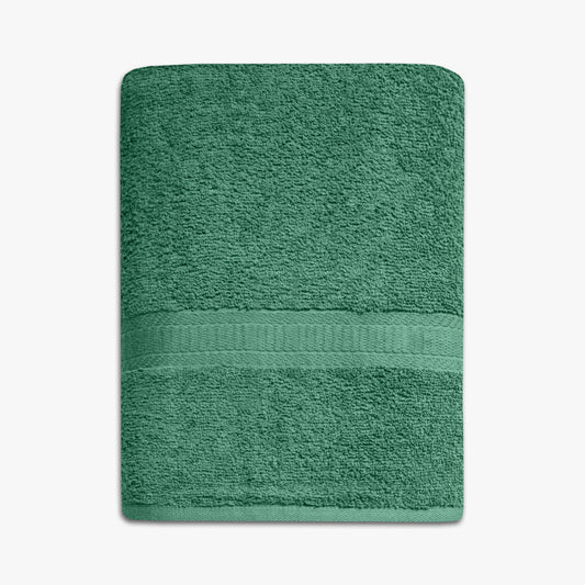 Basic Bath Towel, Soft 100% Cotton and Highly Absorbent Bath Towel, Green