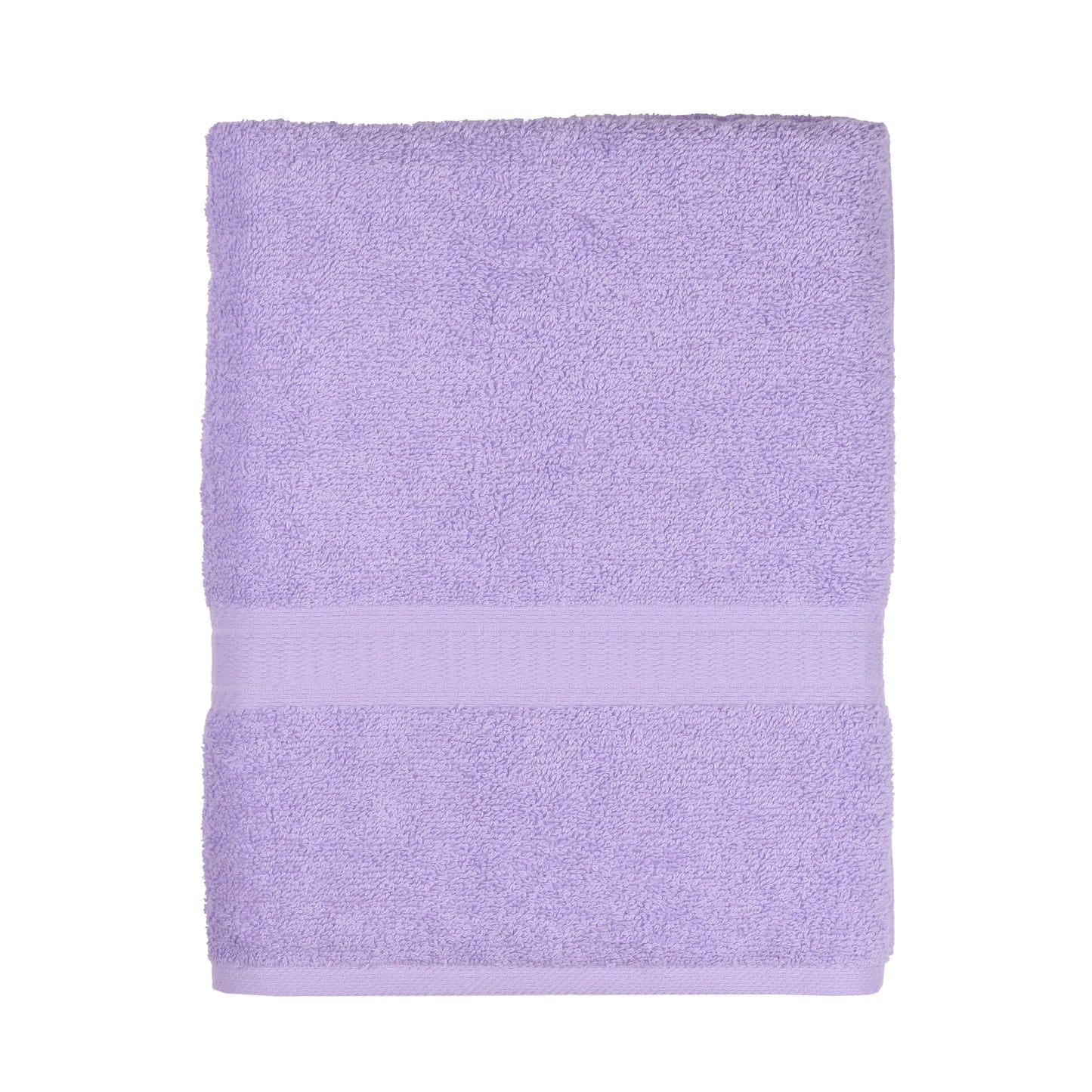 Basic Bath Towel, Soft 100% Cotton and Highly Absorbent Bath Towel, Purple