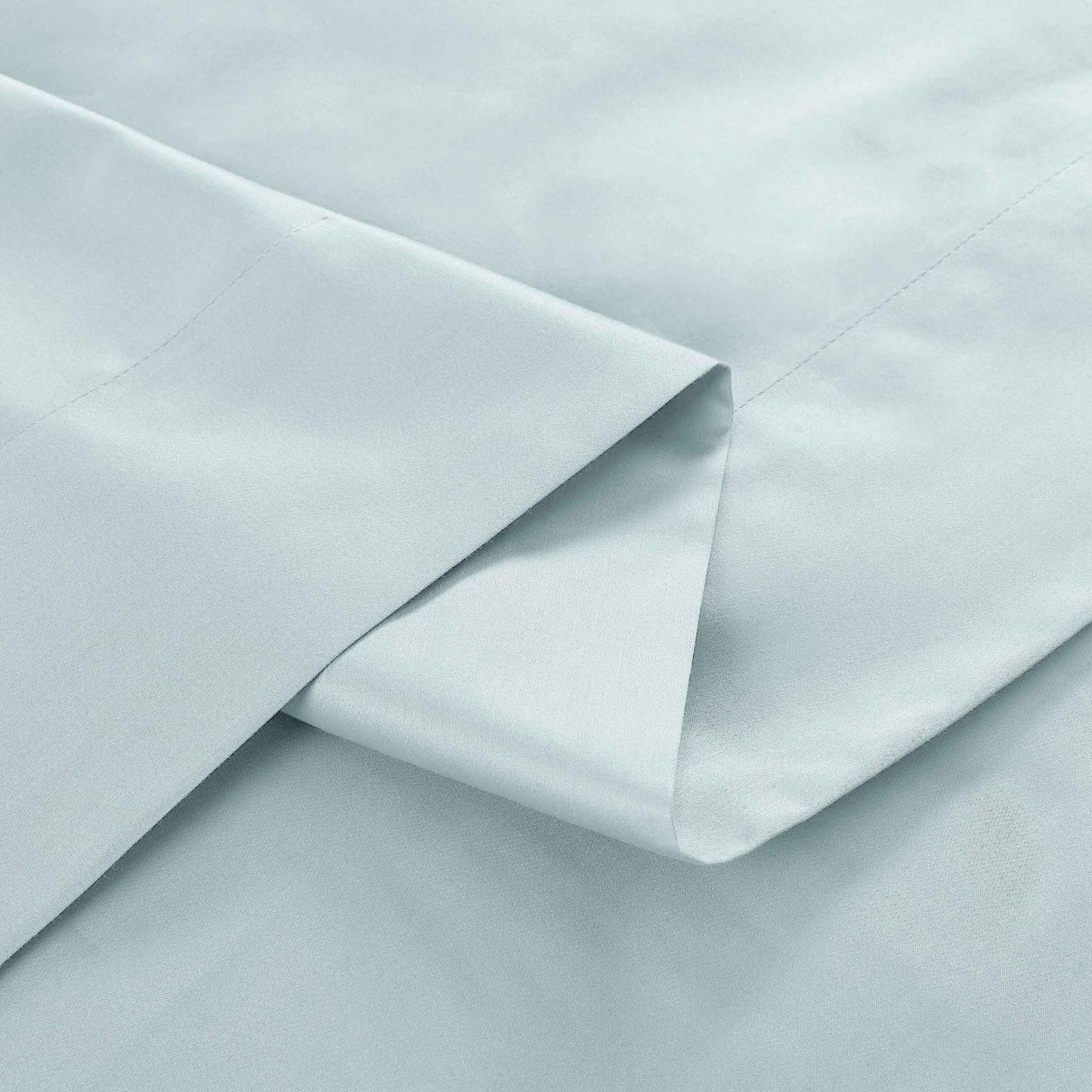Plain Air Blue Bed Sheet Set – Soft Breathable Microfiber Bedding Set with Pillowcases, Lightweight Wrinkle Resistant All Season Sheet Set for Everyday Comfort