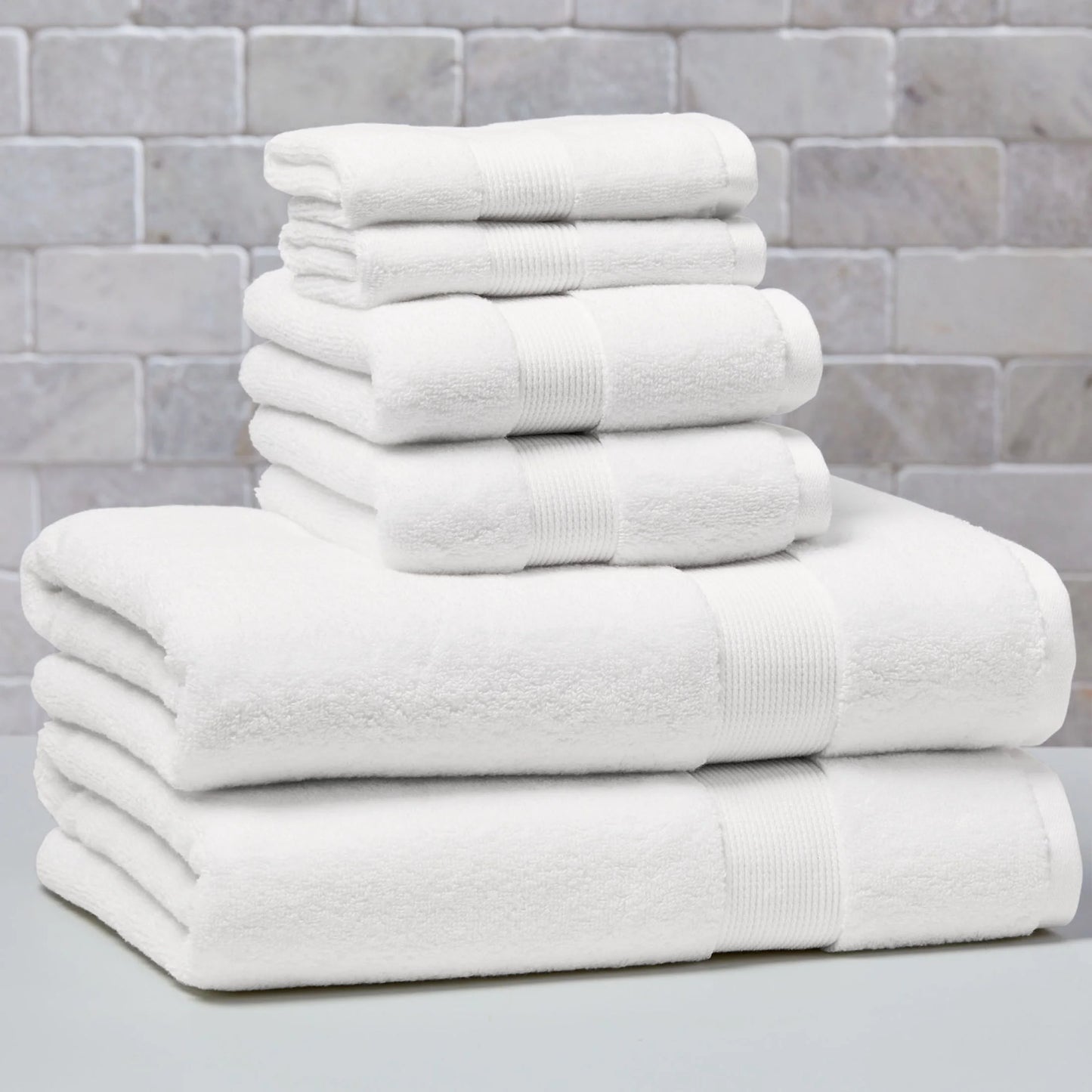 Signature Soft Solid Cotton Bath Towel, Arctic White — 100% Premium Cotton, Ultra Soft & Absorbent, Quick Dry, Hotel Quality Luxury Bath Towel for Bathroom, Spa & Gym