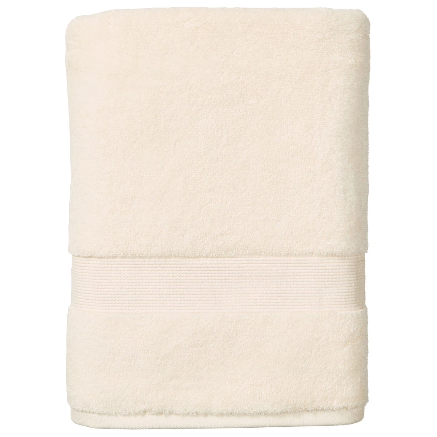 Signature Soft Solid Cotton Bath Towel – Vanilla Dream | Ultra Soft, Highly Absorbent, Luxury Bathroom Towel