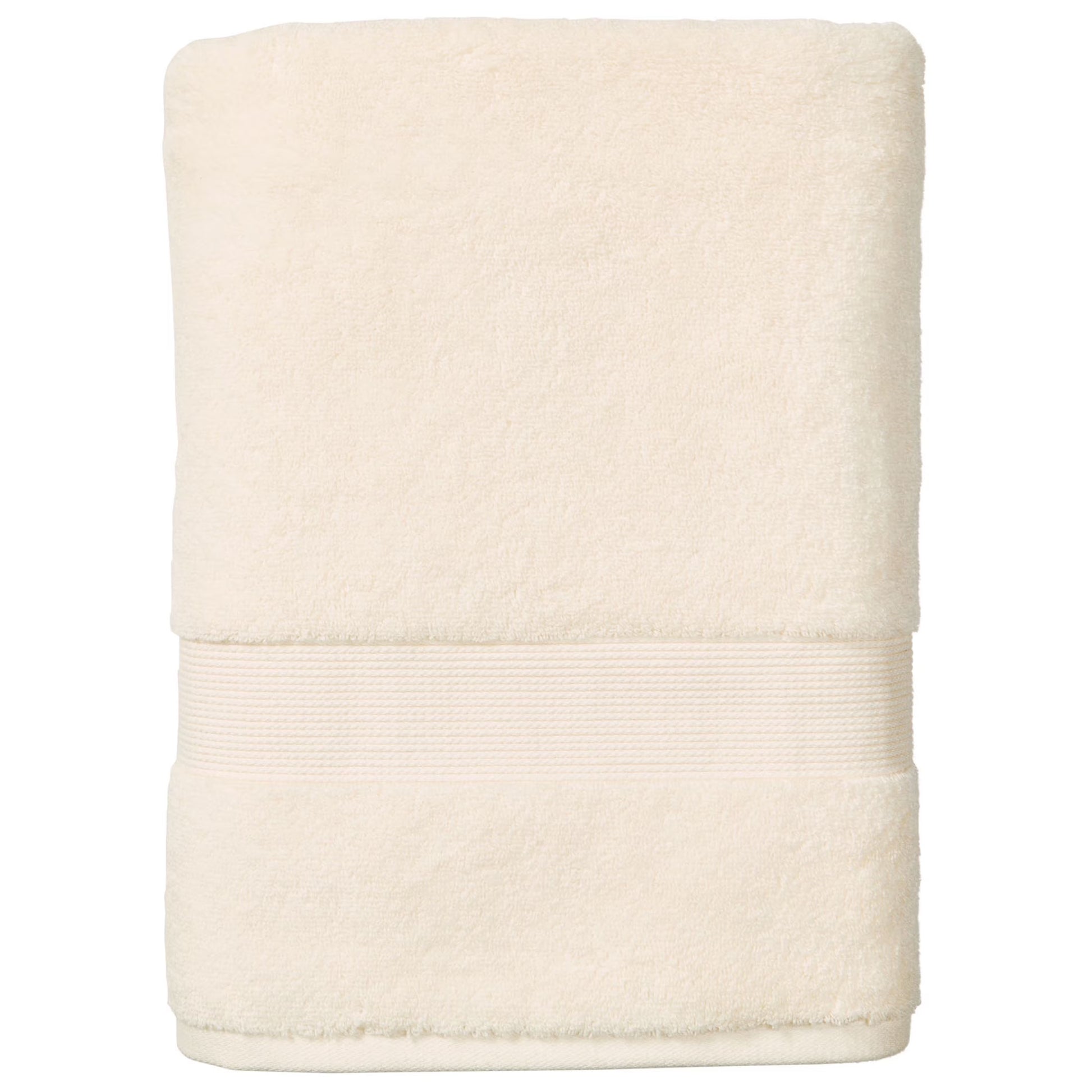 Signature Soft Solid Cotton Bath Towel – Vanilla Dream | Ultra Soft, Highly Absorbent, Luxury Bathroom Towel