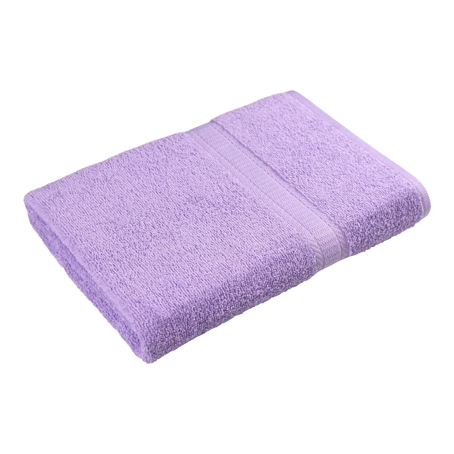 Basic Bath Towel, Soft 100% Cotton and Highly Absorbent Bath Towel, Purple