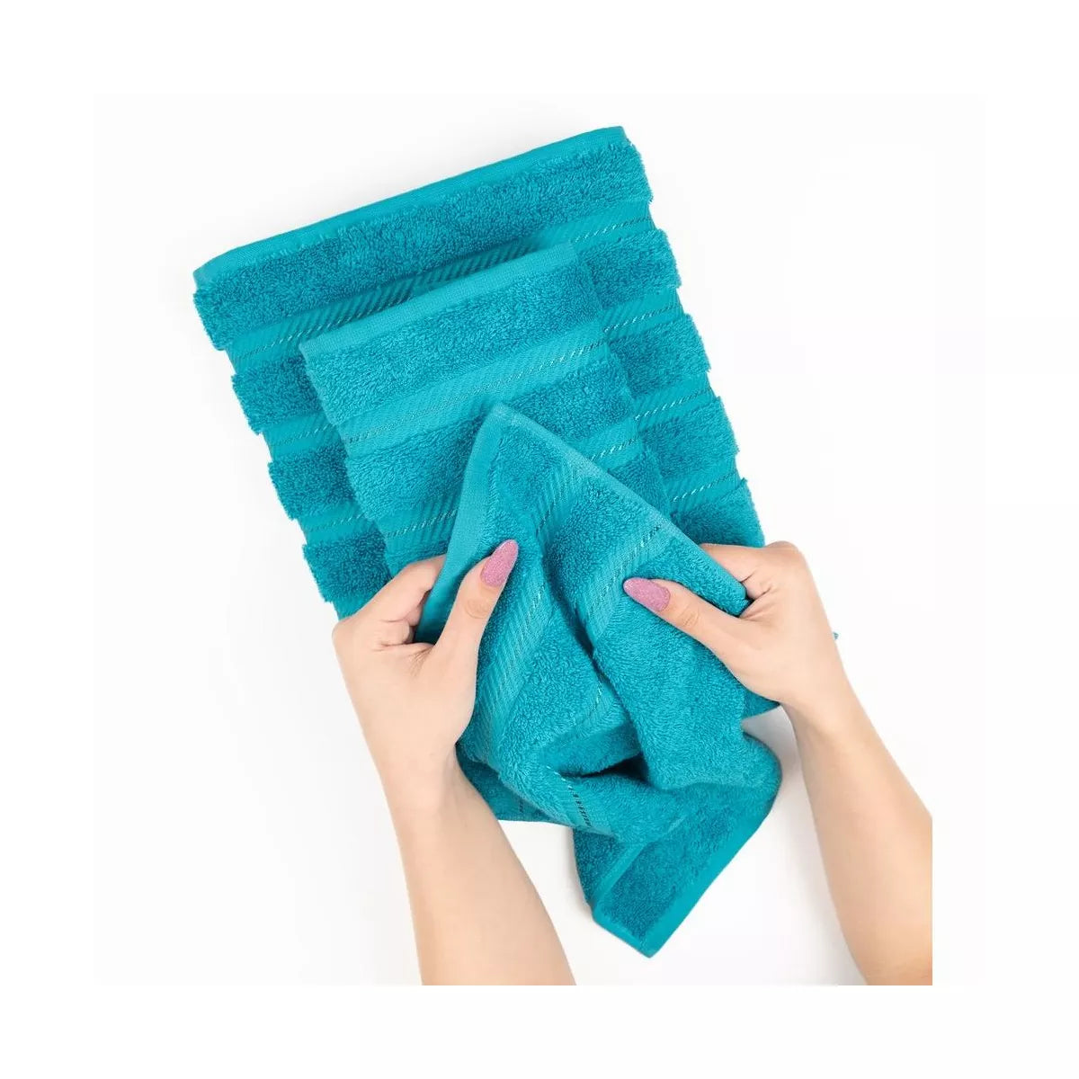 American Soft Linen Luxury Turkish 3 Piece Towel Set, 100% Cotton Soft Absorbent  Towels for room