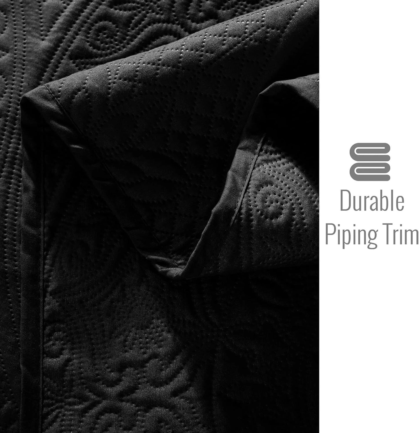 Twin Size Summer Bedspread - Modern Style Coin Pattern Soft Ultrasonic Coverlet Quilts Bedding Set for All Season, 2 Piece (1 Quilt, 1 Pillow Sham)