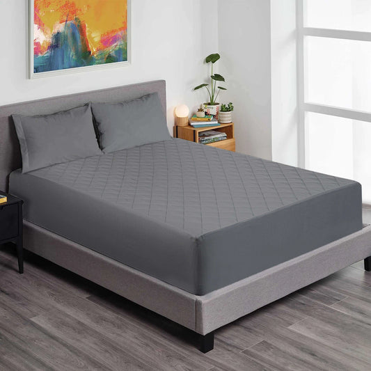 Waterproof Mattress Pad Deep Pocket – Quilted Soft Breathable Mattress Protector